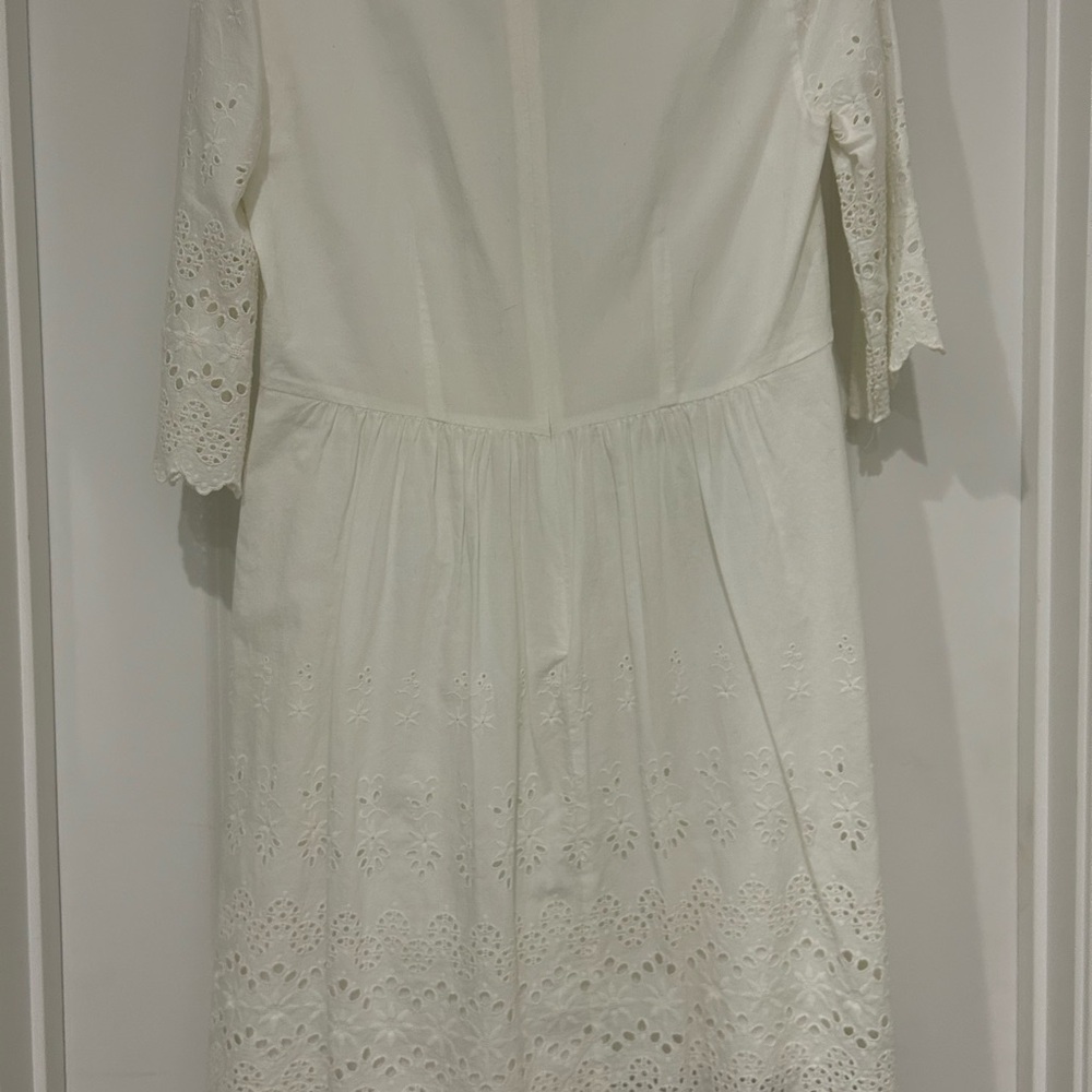 Madewell Eyelet Lattice Dress - Picture 7 of 7
